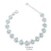 Pulseira de Prata com Zircônias - 68496