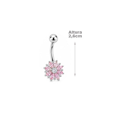 Piercing de Umbigo Flor - 68518
