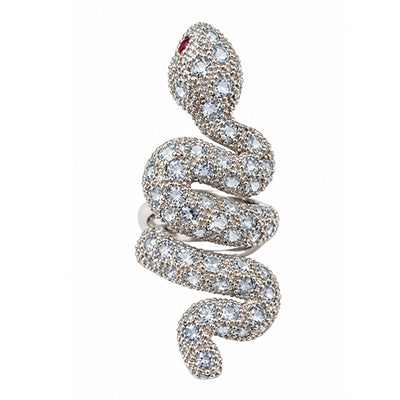 Anel de Prata Serpente - 68535