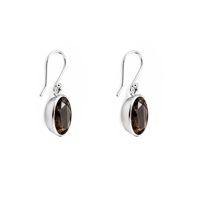 Brinco de Prata com Quartzo  - 68540