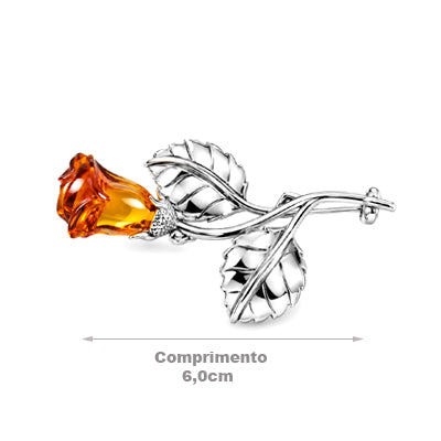 Pingente de Prata Flor - 68586