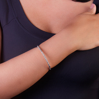 Bracelete de Prata com Marcassitas - 68600