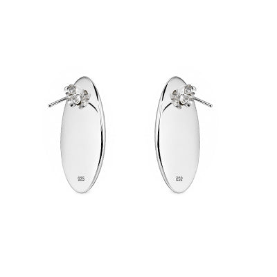 Brinco de Prata Liso - 68613