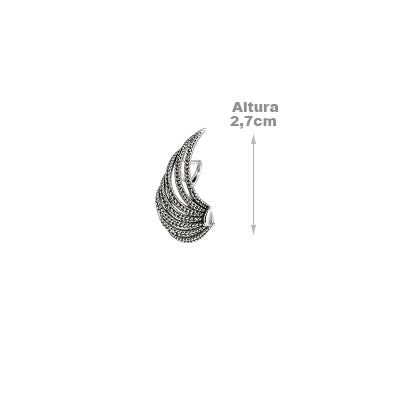Brinco de Prata Asa - 68620