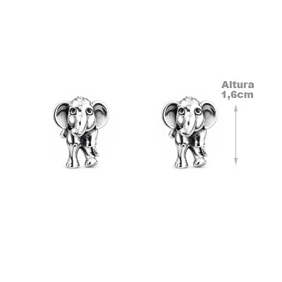 Brinco de Prata Elefante - 68624