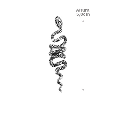 Piercing de Prata Pressão para Orelha - 68627