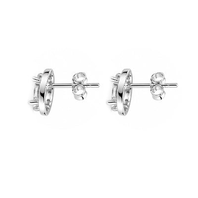 Brinco de Prata com Zircônias - 68649