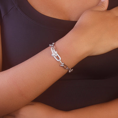 Pulseira de Prata Elos - 68669