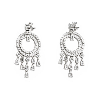 Brinco de Prata com Zircônias - 68689