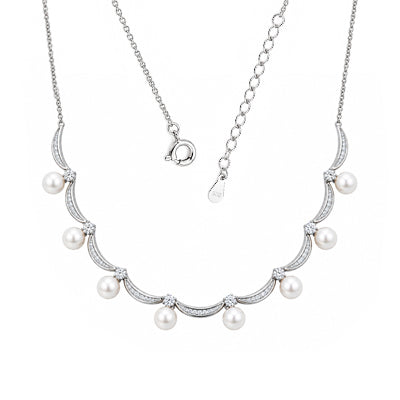 Gargantilha de Prata com Pedras - 68735