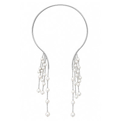 Gargantilha Aro de Prata com Pérola - 68744