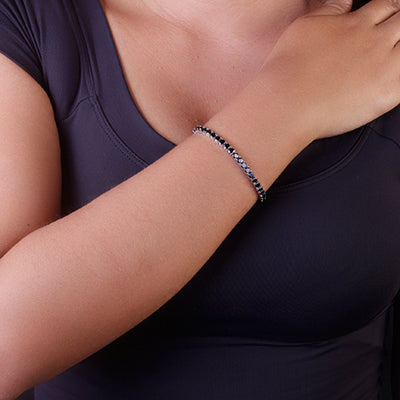 Pulseira de Prata com Ágata - 68821