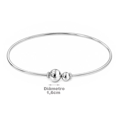 Gargantilha Aro de Prata com Zircônia - 68825