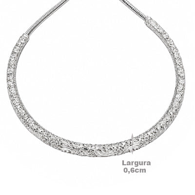Gargantilha Aro de Prata - 68874