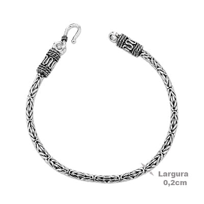 Pulseira de Prata Bali - 68931