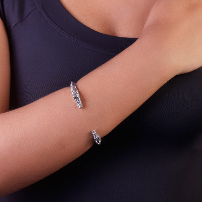 Bracelete de Prata Dragão - 69014