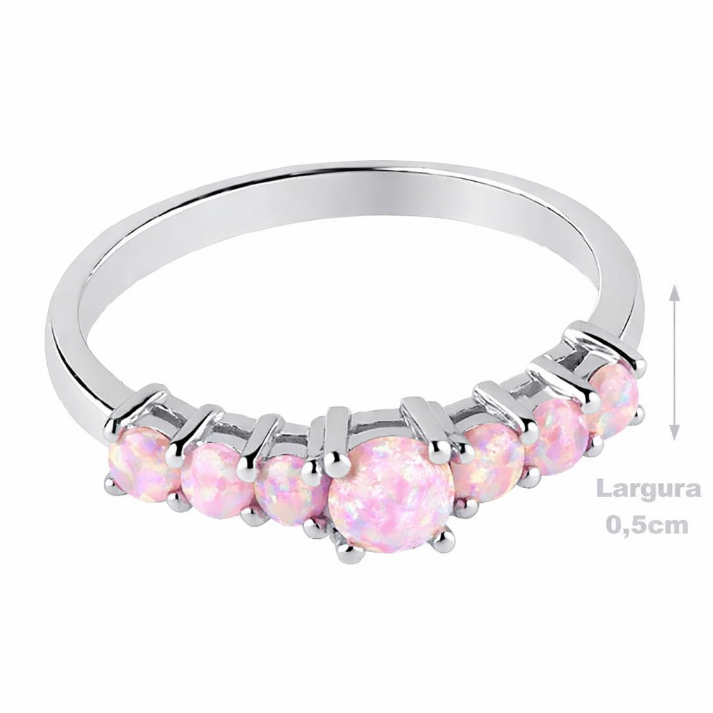 Anel de Prata com Opala - 67882