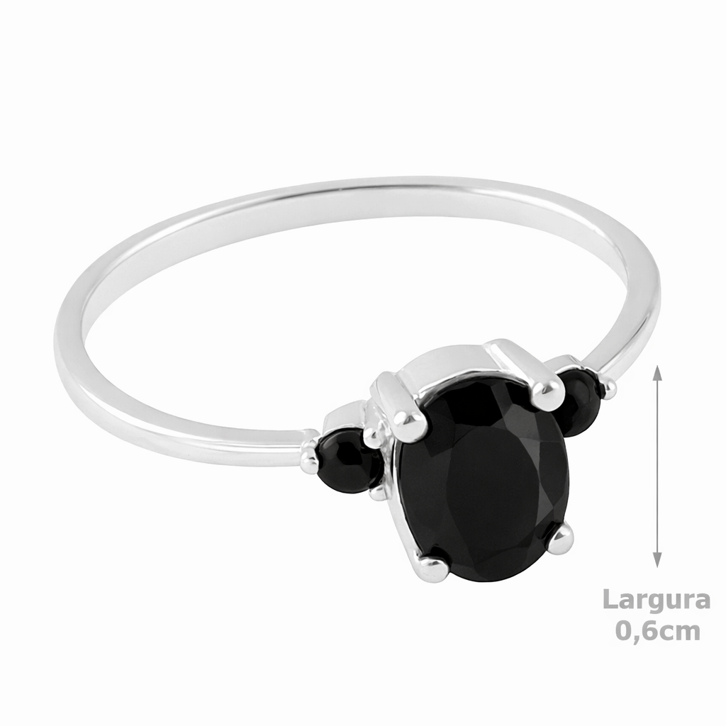 Anel de Prata com Ágata - 65672