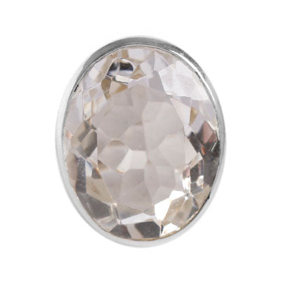 Anel de Prata com Cristal - 55460