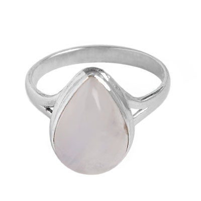 Anel de Prata com Pedra da Lua - 55544