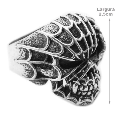 Anel de Prata Caveira - 31534