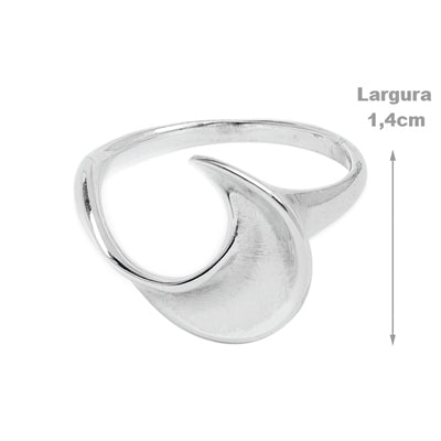 Anel de Prata Lua - 54236