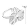 Anel de Prata Flor - 56982