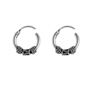 Argola de Prata Bali - 54598