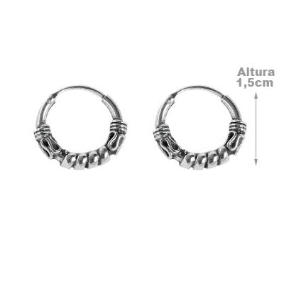 Argola de Prata Bali - 54609 - soprata