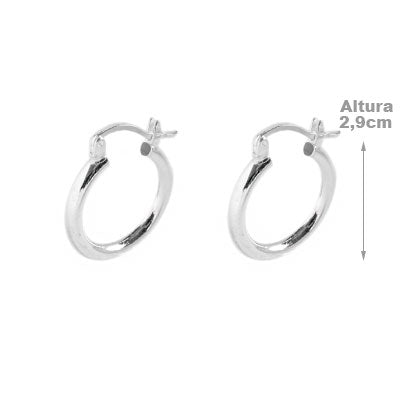 Argola de Prata Lisa - 56776