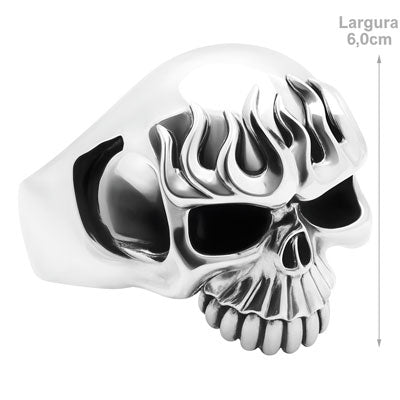 Bracelete de Prata Caveira - 18954