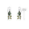 Brinco de Prata com Pedras - 63474