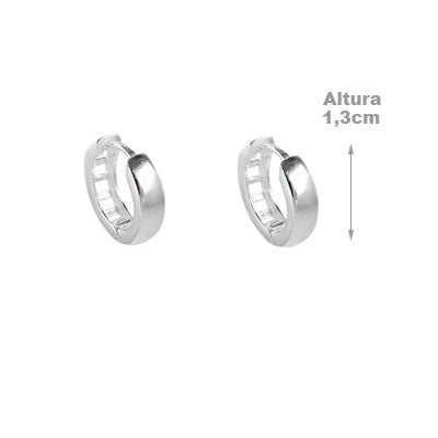 Argola de Prata Lisa