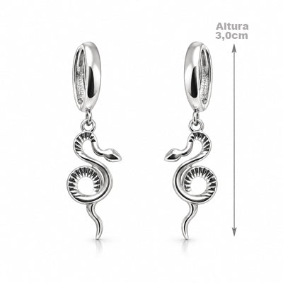 Argola de Prata com Serpente - 51539