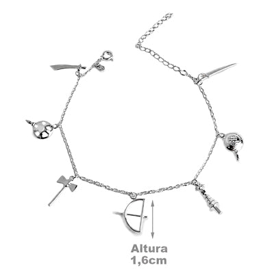 Pulseira de Prata Orixás - 54377