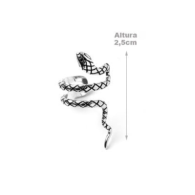 Piercing de Prata Pressão para Orelha - 54072