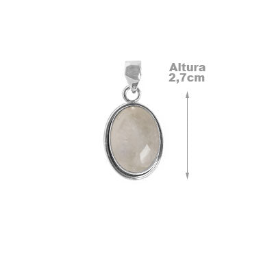 Pingente de Prata com Pedra da Lua- 57724