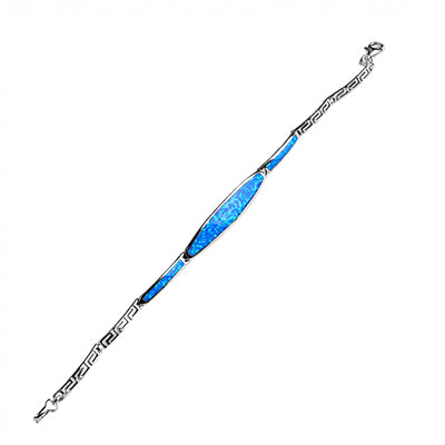 Pulseira de Prata com Opala - 56667