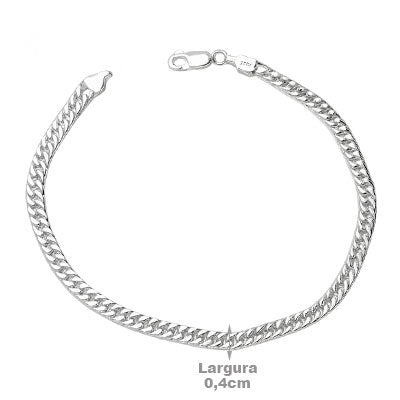Pulseira de Prata Elo - 50524