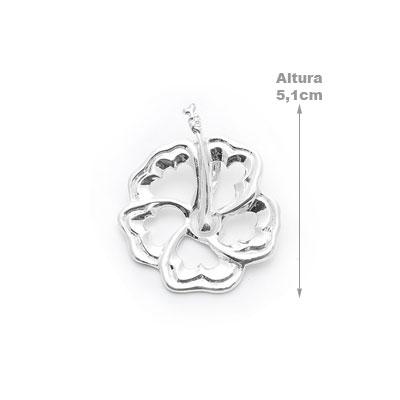 Pingente de Prata Flor 