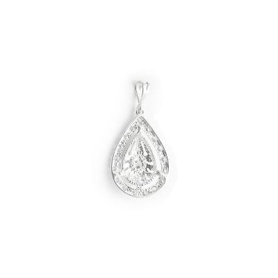 Pingente de Prata com Zircônia
