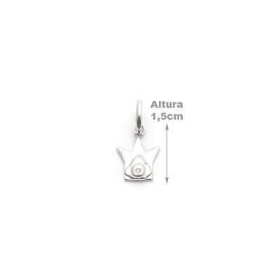 Pingente de Prata Coroa