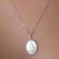Medalha de Prata Nossa Senhora Aparecida
