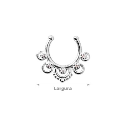 Piercing de Prata para Nariz - 37812