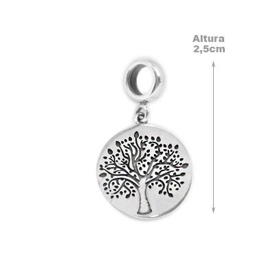 Berloque de Prata Placa