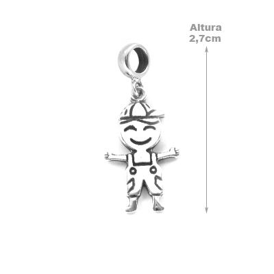Berloque de Prata Menino