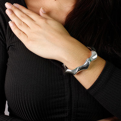 Bracelete de Prata Trabalhado
