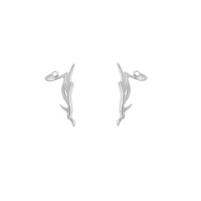 Piercing de Prata Pressão para Orelha