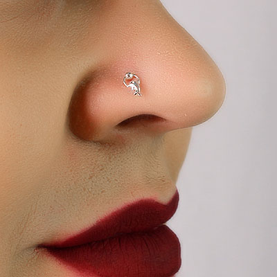 Piercing de Prata para Nariz - 54571