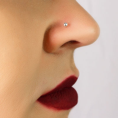 Piercing de Prata para Nariz Prata - 54646